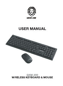 Manual Green Lion GKM-200 Keyboard