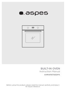 Handleiding Aspes AHMAF8700DPX Oven