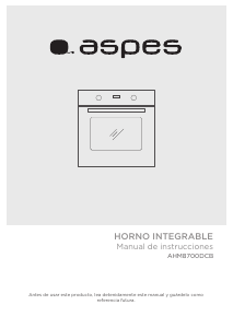 Mode d’emploi Aspes AHM8700DCB Four