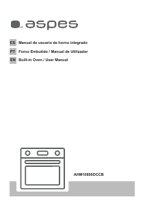 Manual Aspes AHM10800DCCB Forno