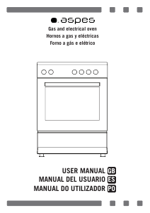 Manual Aspes AKG4501 Fogão