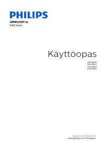 Käyttöohje Philips 50PUS8000 LED-televisio