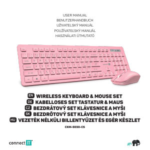 Manuál Connect IT CKM-5030-CS Klávesnice