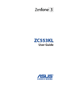 Manual Asus ZC553KL Zenfone 3 Mobile Phone
