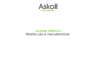 Manuale Askoll eS3 Scooter