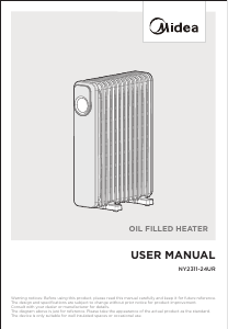 Manual Midea NY2311-24UR Heater