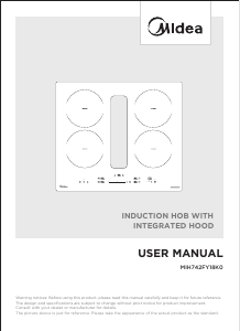 Manual Midea MIH742FY18K0 Hob