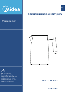 Bruksanvisning Midea MK-HE1533 Vattenkokare