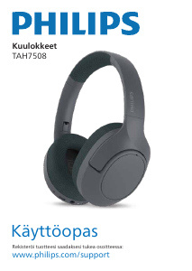 Käyttöohje Philips TAH7508WT Kuuloke