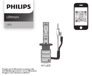 Bruksanvisning Philips LUM11258U60BX2 Ultinon Strålkastare