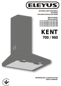 Bruksanvisning Eleyus KENT 700 60 BL Köksfläkt