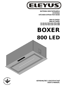 Manual Eleyus BOXER 800 LED 52 WH Cooker Hood