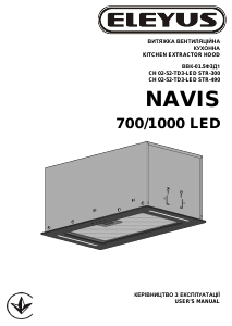 Manual Eleyus NAVIS 700 LED 52 BL Cooker Hood