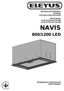 Manual Eleyus NAVIS 1200 LED 52 BL Cooker Hood