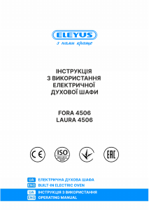 Bruksanvisning Eleyus FORA 4506 BL Ugn