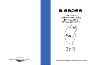 Handleiding Aspes ALS2116 Wasmachine