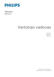 Vadovas Philips 24PHS6000 LED televizorius