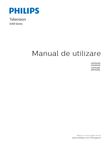 Manual Philips 32PHS6000 Televizor LED