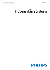 Hướng dẫn sử dụng Philips 43PFS5803 Ti vi LED