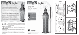 Руководство Puzz3D Big Ben 3D паззл
