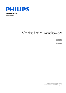 Vadovas Philips 43PUS8400 Ambilight LED televizorius