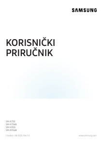 Priručnik Samsung SM-X736B Galaxy Tab S Tablet