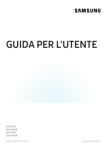 Manuale Samsung SM-X936B Galaxy Tab S Tablet