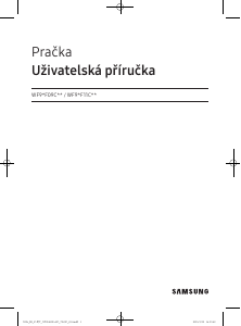 Manuál Samsung WF90F09C4S Pračka
