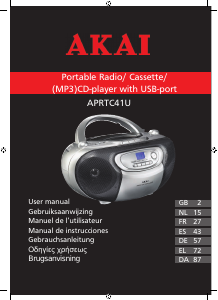 Bedienungsanleitung Akai APRTC41U Stereoanlage