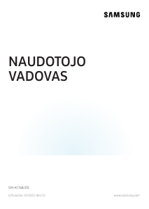 Vadovas Samsung SM-A176B/DS Galaxy A Mobilusis telefonas