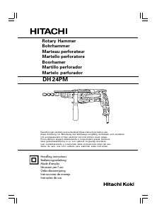 Mode d’emploi Hitachi DH 24PM Perforateur