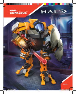 Handleiding Mega Construx set FDY48 Halo Corporate security cyclops