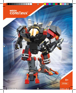 Handleiding Mega Construx set DPJ86 Halo Incinerator cyclops