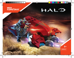 Handleiding Mega Construx set DXF01 Halo Banished ghost rush