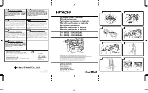 Manual de uso Hitachi DH 25DL Martillo perforador