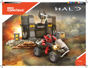 Handleiding Mega Construx set FDY56 Halo UNSC builders forge