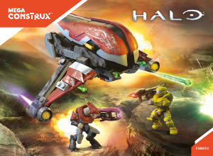 Handleiding Mega Construx set FMM90 Halo Banished banshee brawl