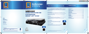 Bedienungsanleitung Medion Life P67007 (MD 43028) Plattenspieler
