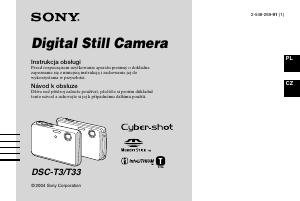 Manuál Sony Cyber-shot DSC-T33 Digitální fotoaparát