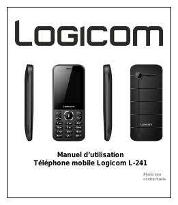 Mode d’emploi Logicom L-241 Téléphone portable