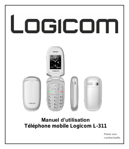 Mode d’emploi Logicom L-311 Téléphone portable