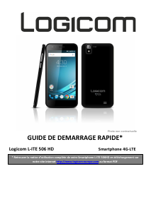Mode d’emploi Logicom L-ite 506 HD Téléphone portable