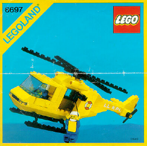 Manual Lego set 6697 Town Rescue-I Helicopter