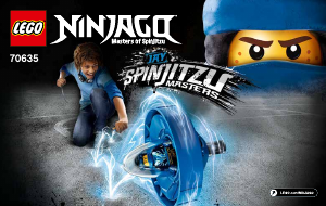 Käyttöohje Lego set 70635 Ninjago Jay - Spinjitzu-mestari