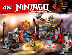 Käyttöohje Lego set 70640 Ninjago Garmadonin poikien päämaja