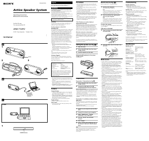 Bruksanvisning Sony SRS-T10PC Högtalare