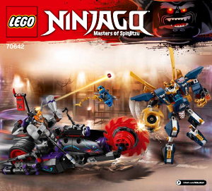 Käyttöohje Lego set 70642 Ninjago Killow vastaan samurai X