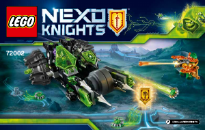 Manuale Lego set 72002 Nexo Knights Twinfector