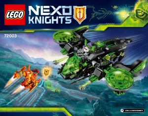 Manual de uso Lego set 72003 Nexo Knights Bombardero salvaje