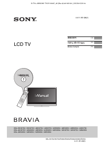 Mode d’emploi Sony Bravia KDL-32NX650 Téléviseur LCD